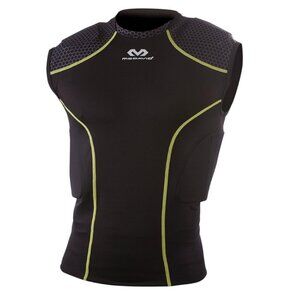 McDavid Padded Football Rival Intg 5 Pad Compression Shirt Youth Medium New